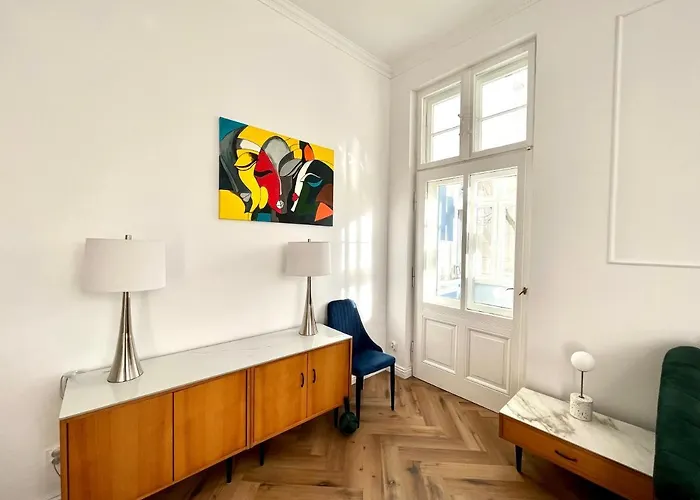 Agapella Apartamenty- Fiszera 350m From The Beach, Free Parking Lägenhet *